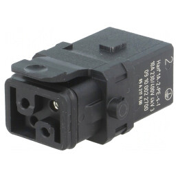 Conector HDC Inserturi Contact Mamă Han 1A 3 2 PE | Electronic-mag.ro | Componente Electronice
