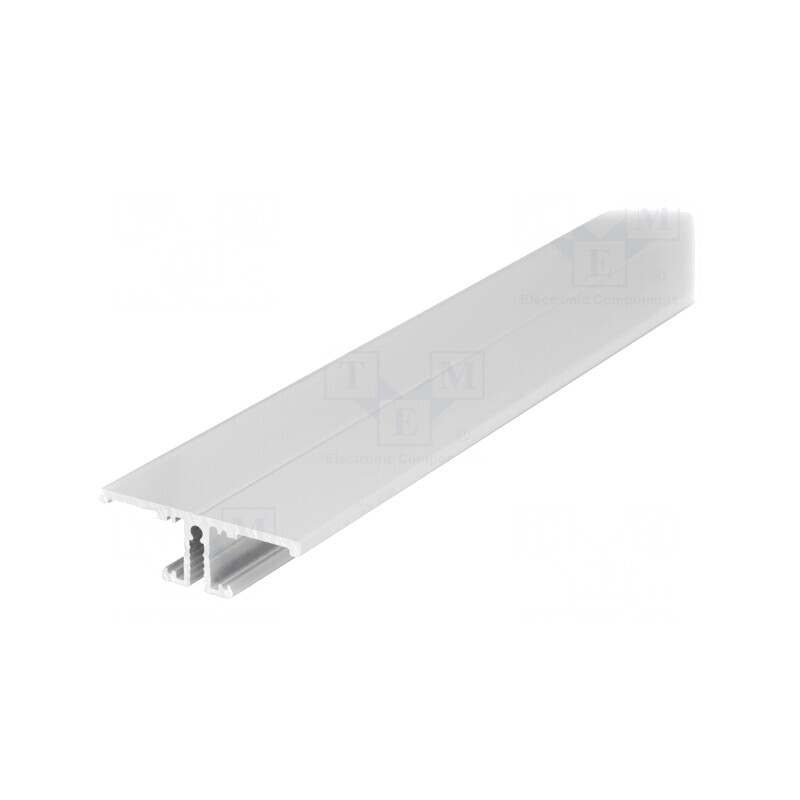 Profil aluminiu pentru module LED alb 1m BACK10 | Electronic-mag.ro | Componente Electronice