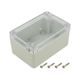 Carcasă Universală 80x120x60mm cu Bucșă din Alamă | Electronic-mag.ro | Componente Electronice