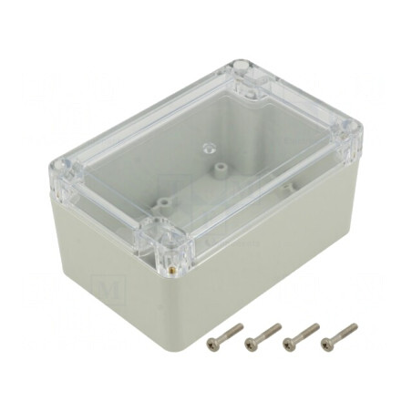 Carcasă Universală 80x120x60mm cu Bucșă din Alamă | Electronic-mag.ro | Componente Electronice