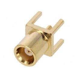 Soclu MCX Mamă 50Ω THT Aurit | Electronic-mag.ro | Componente Electronice