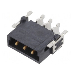 Conector PCB tată 3 pini 2,54mm har-flex® Power | Electronic-mag.ro | Componente Electronice