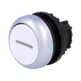 Comutator Acționat Prin Apăsare 22mm Alb | Electronic-mag.ro | Componente Electronice