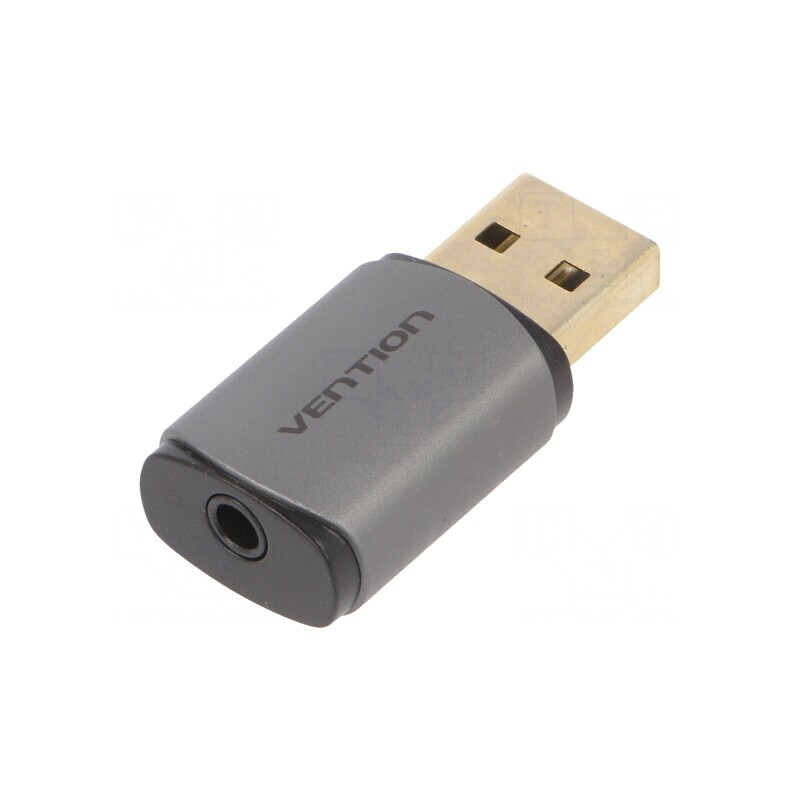 Card Extensie PC Audio USB Jack 3.5mm Gri | Electronic-mag.ro | Componente Electronice