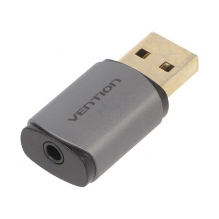 Card Extensie PC Audio USB Jack 3.5mm Gri | Electronic-mag.ro | Componente Electronice