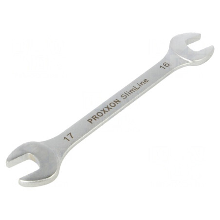 Cheie plată SlimLine 16mm/17mm oțel crom-vanadium | Electronic-mag.ro | Componente Electronice