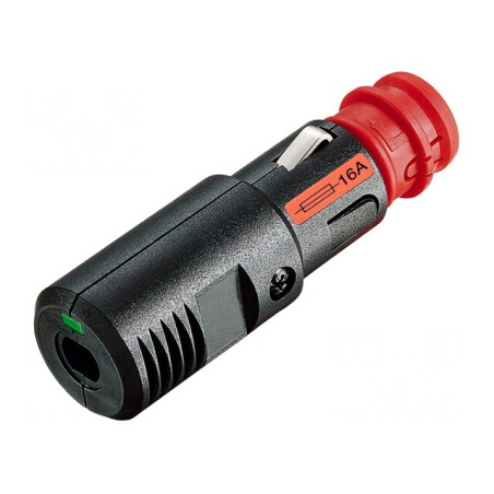 Mufă brichetă auto terminal şurub 16A 12-24VDC | Electronic-mag.ro | Componente Electronice