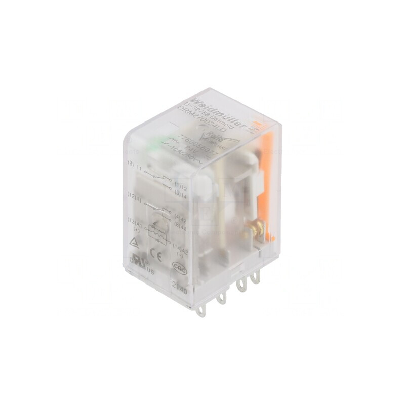 Releu Electromagnetic DPDT 24VDC 10A cu Soclu | Electronic-mag.ro | Componente Electronice Releu Electromagnetic DPDT 24VDC 10A cu Soclu | Electronic-mag.ro | Componente Electronice