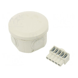 Cutie de Conexiuni Polipropilenă 80mm | Electronic-mag.ro | Componente Electronice