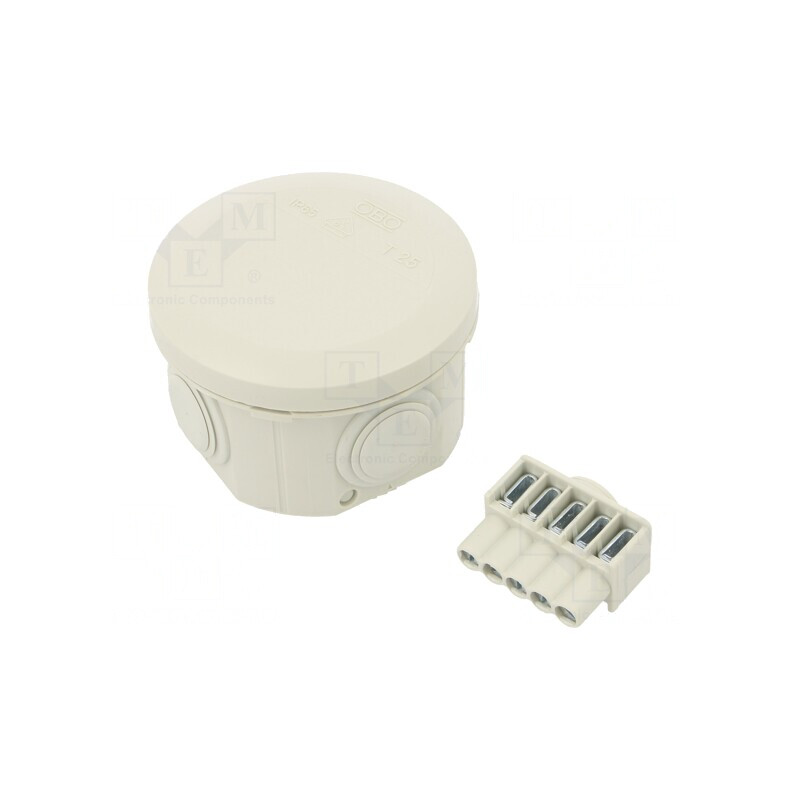 Cutie de Conexiuni Polipropilenă 80mm | Electronic-mag.ro | Componente Electronice