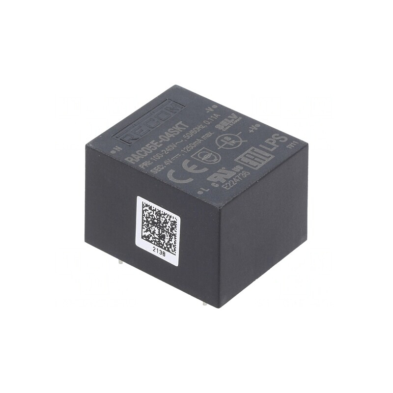 Convertor AC/DC 5W 4VDC | Electronic-mag.ro | Componente Electronice