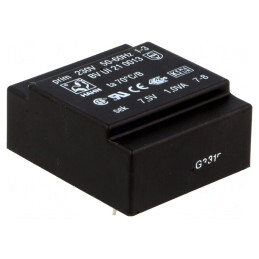Transformator Encapsulat 1VA 230V 7.5V PCB | Electronic-mag.ro | Componente Electronice