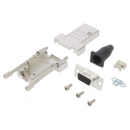 Conector D-Sub 15-Pin Mamă Lipire Cablu Gold 11.5mm | Electronic-mag.ro | Componente Electronice