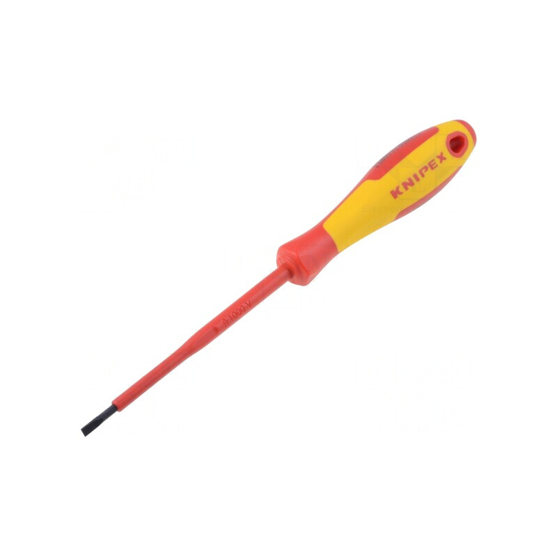 Șurubelniță izolată plată 3,5x0,6mm 100mm 1kVAC | Electronic-mag.ro | Componente Electronice