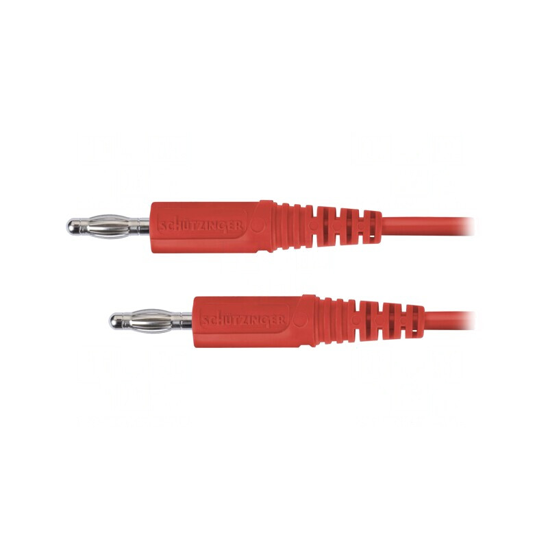 Cablu de măsurare roșu 0,5m 70VDC 33VAC 16A | Electronic-mag.ro | Componente Electronice
