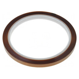Bandă pentru Temperatură Ridicată 0,0635mm 55% Aurie 6mm | Electronic-mag.ro | Componente Electronice