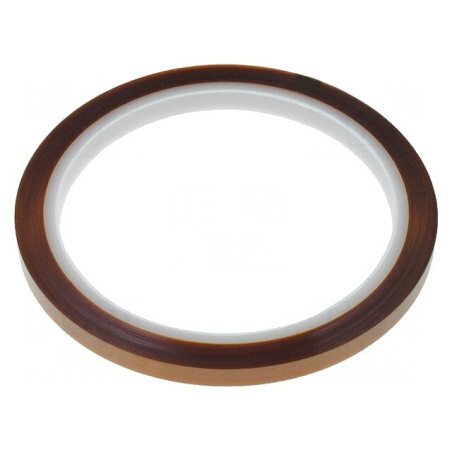 Bandă pentru Temperatură Ridicată 0,0635mm 55% Aurie 6mm | Electronic-mag.ro | Componente Electronice