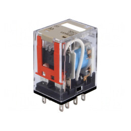 Releu electromagnetic DPDT 12VDC 10A | Electronic-mag.ro | Componente Electronice