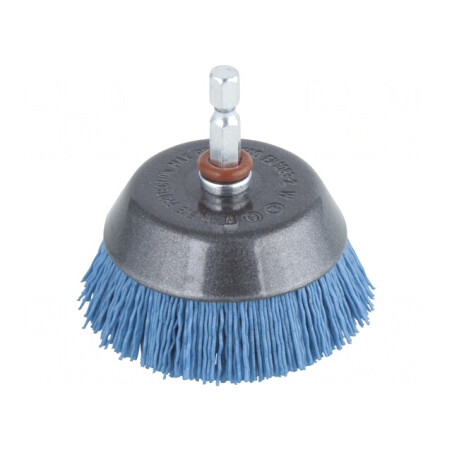 Cup Brush 65mm with 1/4 Hexagonal Mounting | Electronic-mag.ro | Componente Electronice