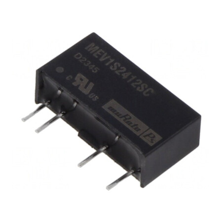 Convertor DC/DC 1W 21.6-26.4V la 12V 84mA SIP | Electronic-mag.ro | Componente Electronice