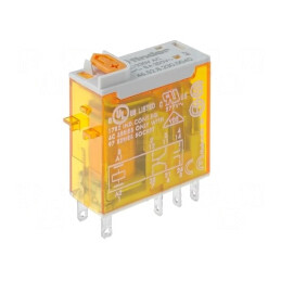 Releu Electromagnetic DPDT 24VAC 15A | Electronic-mag.ro | Componente Electronice