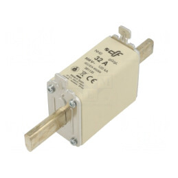 Siguranţă ceramică gG 32A 500VAC 250VDC NH0 | Electronic-mag.ro | Componente Electronice