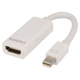 Adaptor Mini DisplayPort la HDMI 0,15m Alb | Electronic-mag.ro | Componente Electronice