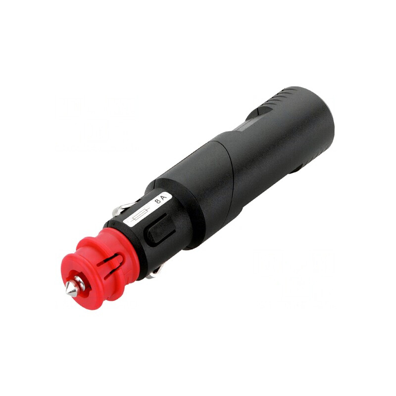 Mufă brichetă auto terminal șurub 8A 12-24V | Electronic-mag.ro | Componente Electronice