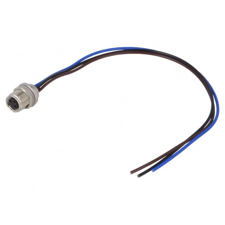 Conector M8 0,2m Mamă 3 Pin Filet Interior | Electronic-mag.ro | Componente Electronice