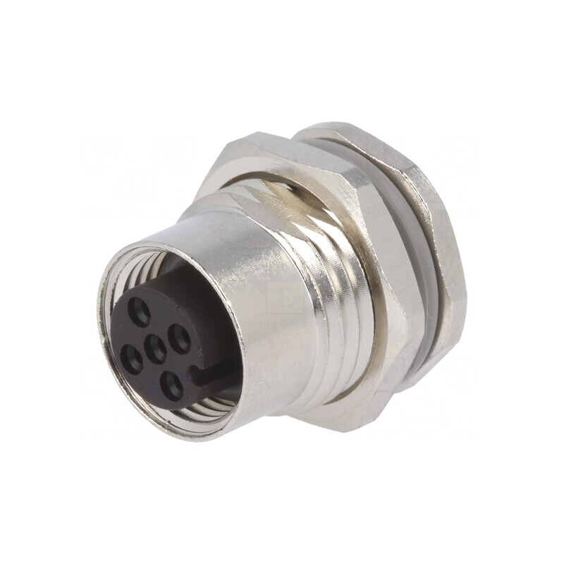 Soclu M12 5 PIN mamă IP67 | Electronic-mag.ro | Componente Electronice