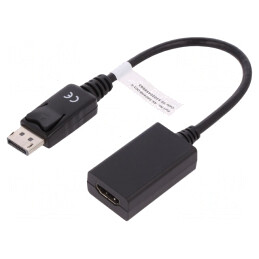 Adaptor DisplayPort la HDMI 150mm | Electronic-mag.ro | Componente Electronice