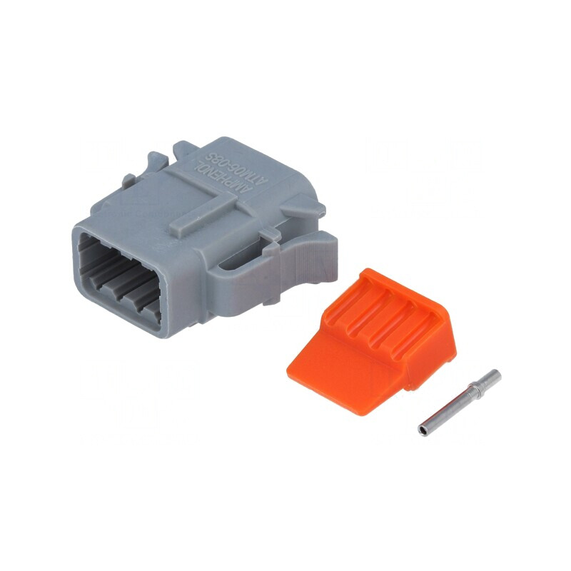Conector cablu-cablu ATM mamă 8 pini crimpat | Electronic-mag.ro | Componente Electronice