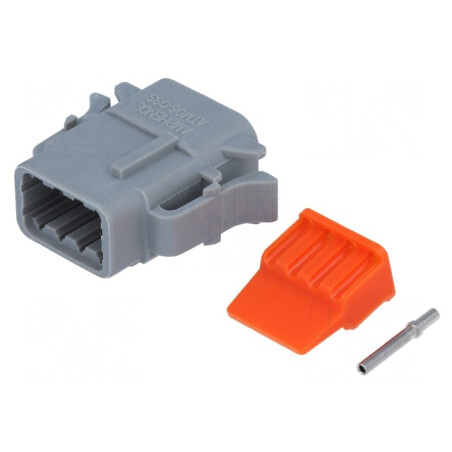 Conector cablu-cablu ATM mamă 8 pini crimpat | Electronic-mag.ro | Componente Electronice