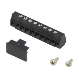 Regletă Conexiuni PCB 90° 3,81mm 8 Piste 8A | Electronic-mag.ro | Componente Electronice