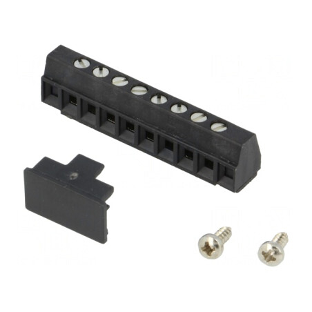 Regletă Conexiuni PCB 90° 3,81mm 8 Piste 8A | Electronic-mag.ro | Componente Electronice