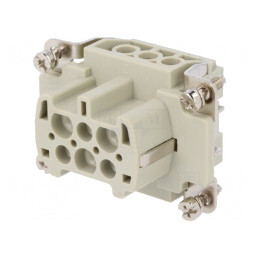 Conector HDC Inserturi Contact Mamă HE PIN 6 6PE 16A | Electronic-mag.ro | Componente Electronice