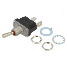 Comutator Basculant 2 Poz SPST OFF-ON 16A 250VAC 16A 30VDC | Electronic-mag.ro | Componente Electronice