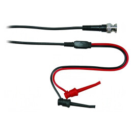 Cablu de măsurare BNC cu clips 33V AC 60V DC 6A | Electronic-mag.ro | Componente Electronice