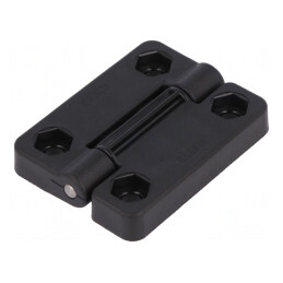 Balama Neagră din Tehnopolimer cu Blocare 65mm | Electronic-mag.ro | Componente Electronice