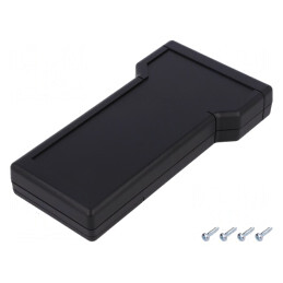 Carcasă pentru echipamente cu ecran 88mm x 163mm x 25mm | Electronic-mag.ro | Componente Electronice