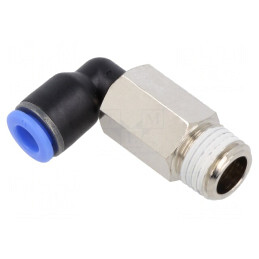 Racord Push-in Unghi 90° Rotativ 15bar | Electronic-mag.ro | Componente Electronice