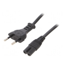 Cablu Electric 2x0,75mm² 4m Negru | Electronic-mag.ro | Componente Electronice