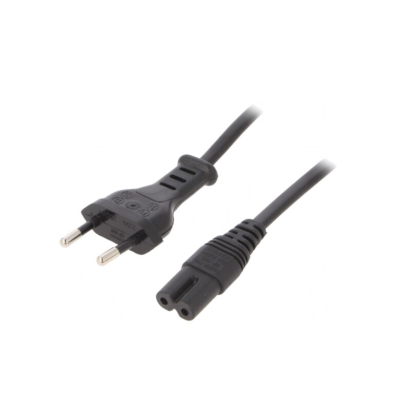 Cablu Electric 2x0,75mm² 4m Negru | Electronic-mag.ro | Componente Electronice