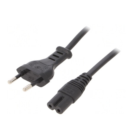 Cablu Electric 2x0,75mm² 4m Negru | Electronic-mag.ro | Componente Electronice