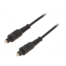 Cablu Toslink Optic 7,5m Negru | Electronic-mag.ro | Componente Electronice