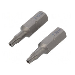 Capăt de șurubelniță Torx T10H 25mm | Electronic-mag.ro | Componente Electronice