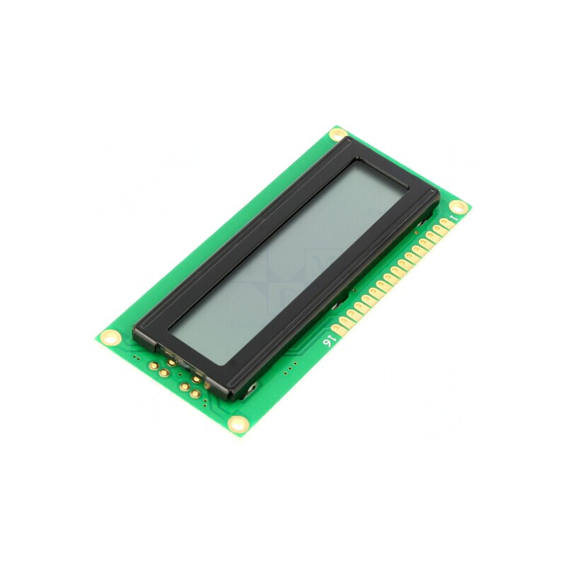 Afișaj LCD Alfanumeric 16x1 80x36mm 16 PIN | Electronic-mag.ro | Componente Electronice