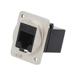 Adaptor RJ45 8P8C Cat6 Soclu Dual | Electronic-mag.ro | Componente Electronice