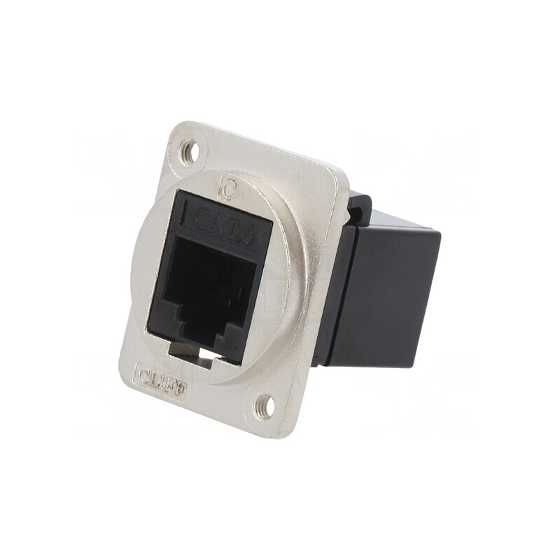 Adaptor RJ45 8P8C Cat6 Soclu Dual | Electronic-mag.ro | Componente Electronice
