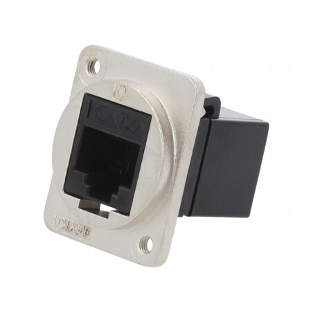 Adaptor RJ45 8P8C Cat6 Soclu Dual | Electronic-mag.ro | Componente Electronice
